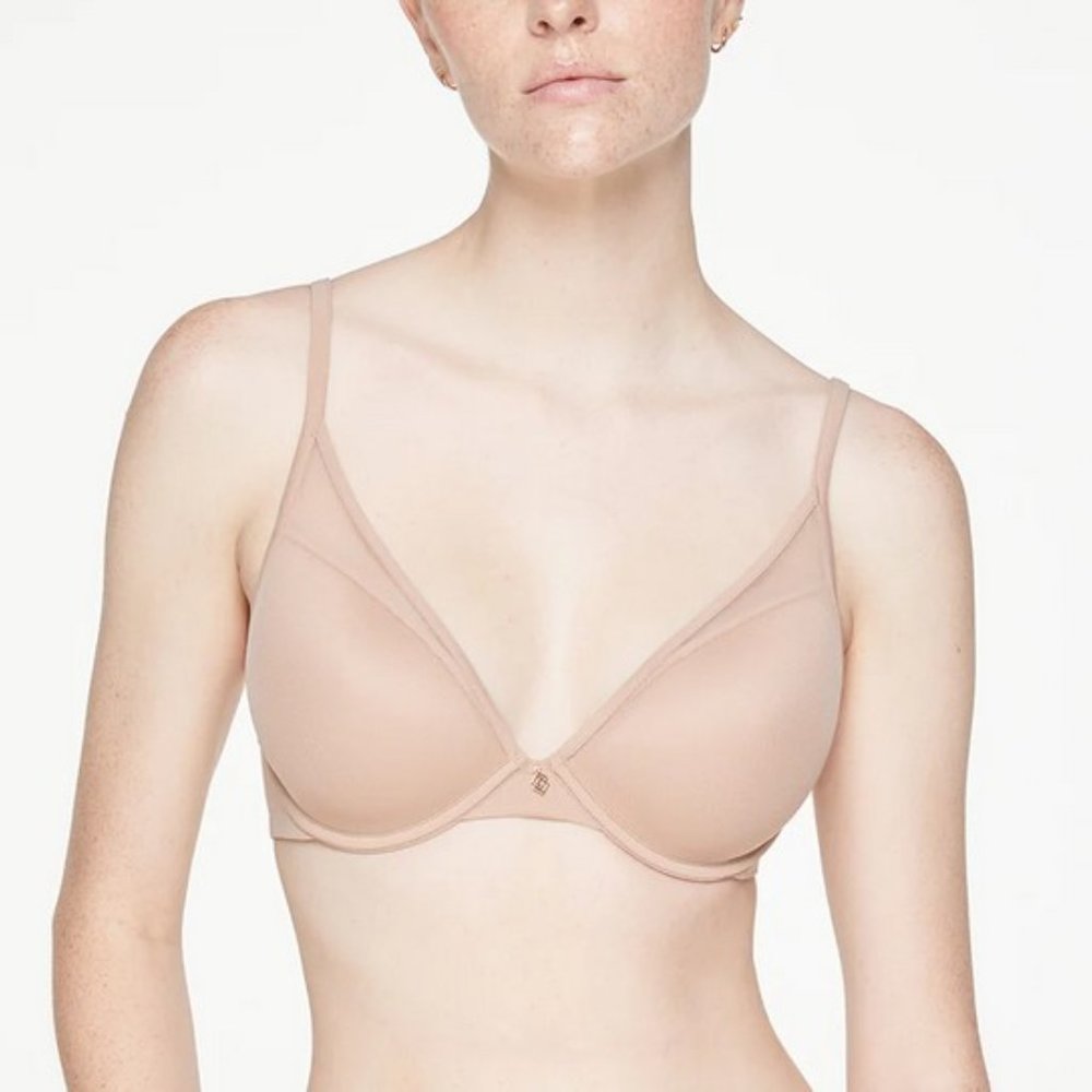 Thirdlove 24/7 Classic Uplift Plunge Bra in Taupe, 30B